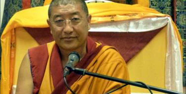il Lama tibetano Ghese Lobsang Tenkyong