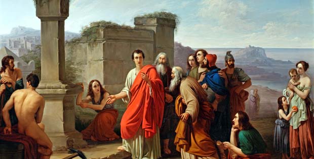 PAOLO BARBOTTI  Cicerone scopre la tomba di Archimede Cicerone e Catilina