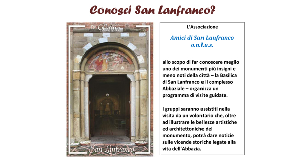 Visita guidata all'Abbazia di San Lanfranco in Pavia
