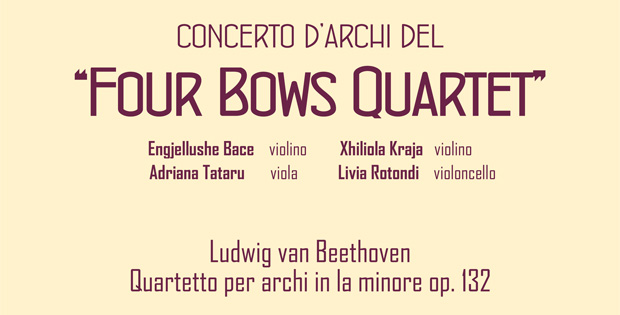 Concerto d'archi "Four bows quartet"