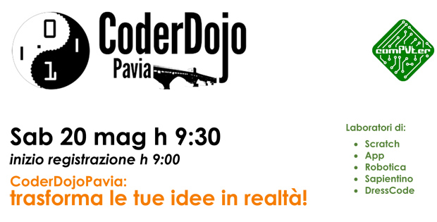CoderDojoPavia: trasforma le tue idee in realt!