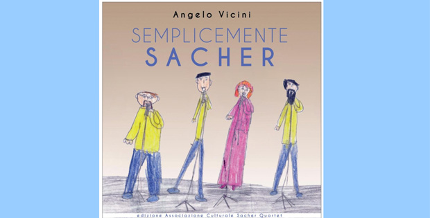 Disegno, copertina del libro di Angelo Vicini, Semplicemente Sacher