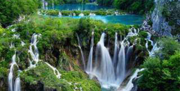 immagine dei laghi di Plitvice in Croazia