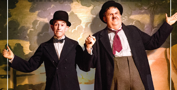 Immagine degli attori che impersonano nel film i due mitici comici Stanlio e Ollio