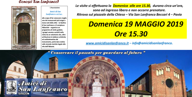 Collage di foto della Basilica di San Lanfranco e testo descrittivo