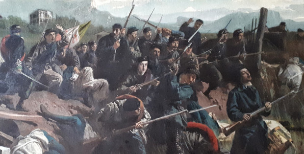 Morte di Ernesto a Varese in un dipinto del pittore Faruffini