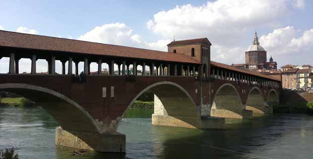 immagine del ponte coperto di Pavia