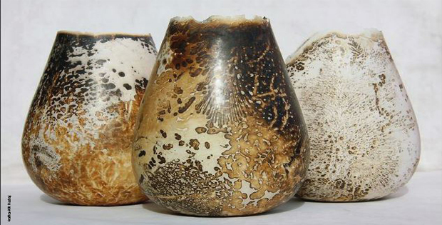 Alcuni vasi in ceramica